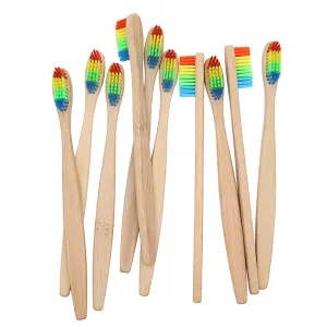 10 BAMBOO TOOTHBRUSHES MEGA DEAL