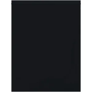 12 x 15" - 2 Mil Black Reclosable Poly Bags