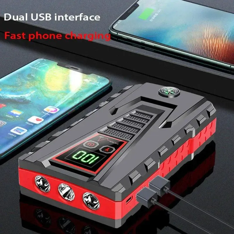 1200A Compact Vehicle Jump Starter and Power Bank for Petrol and Diesel Engines