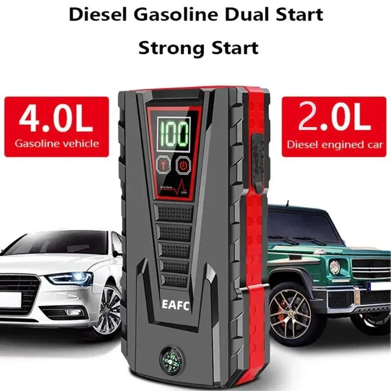 1200A Compact Vehicle Jump Starter and Power Bank for Petrol and Diesel Engines