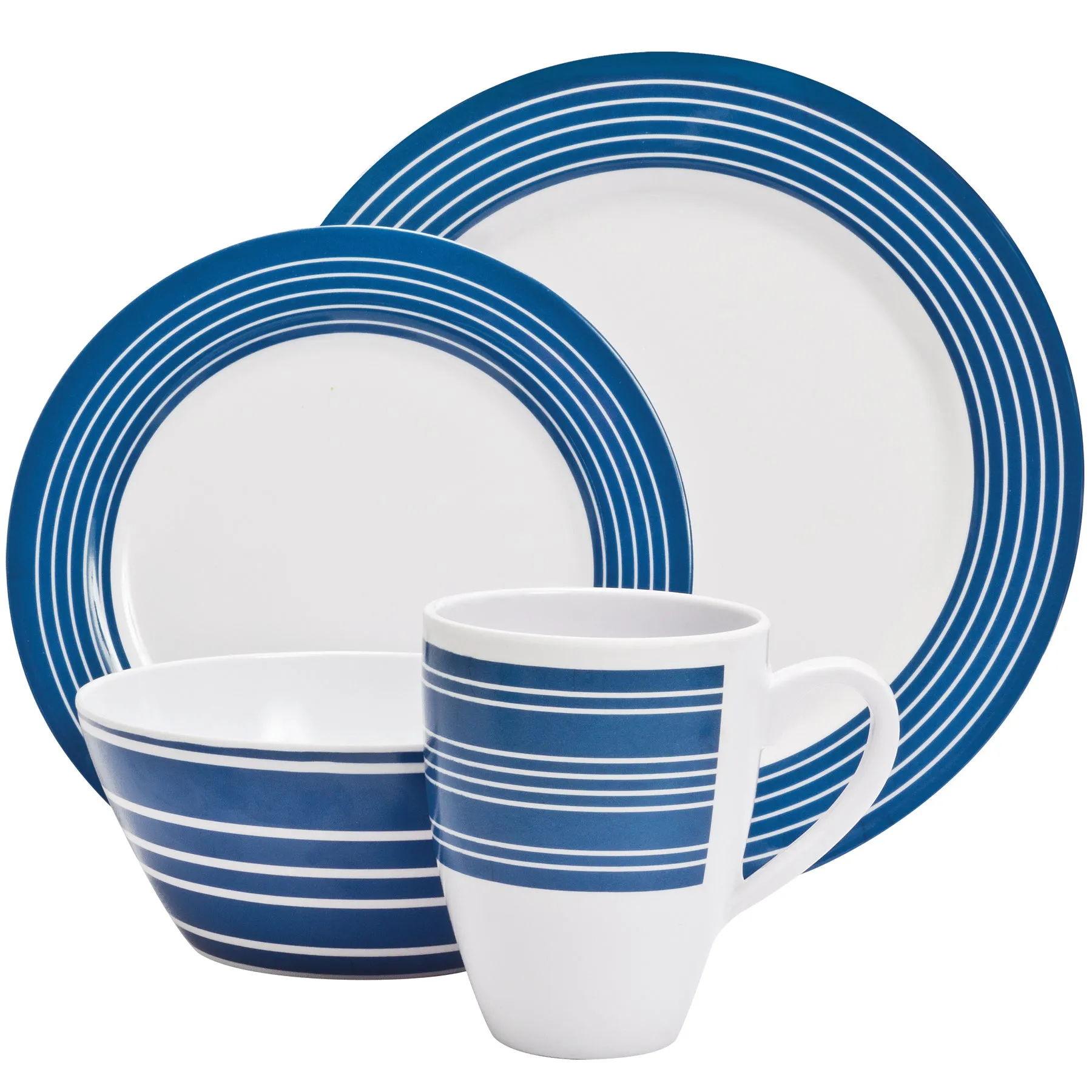 16 Piece Melamine Tableware Set