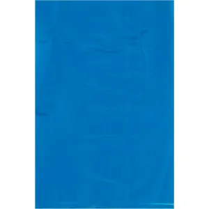 6 x 9" - 2 Mil Blue Flat Poly Bags