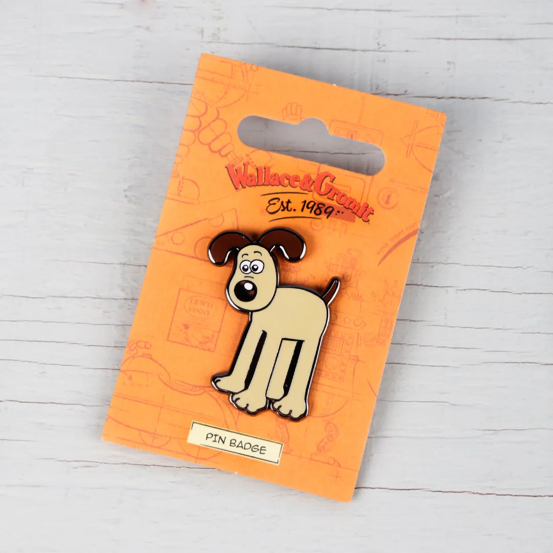 Aardman Character Enamel Wallace & Gromit, Morph and Shaun the Sheep Pin Badges