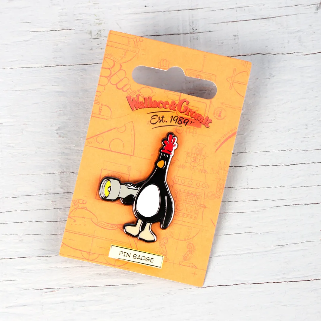 Aardman Character Enamel Wallace & Gromit, Morph and Shaun the Sheep Pin Badges