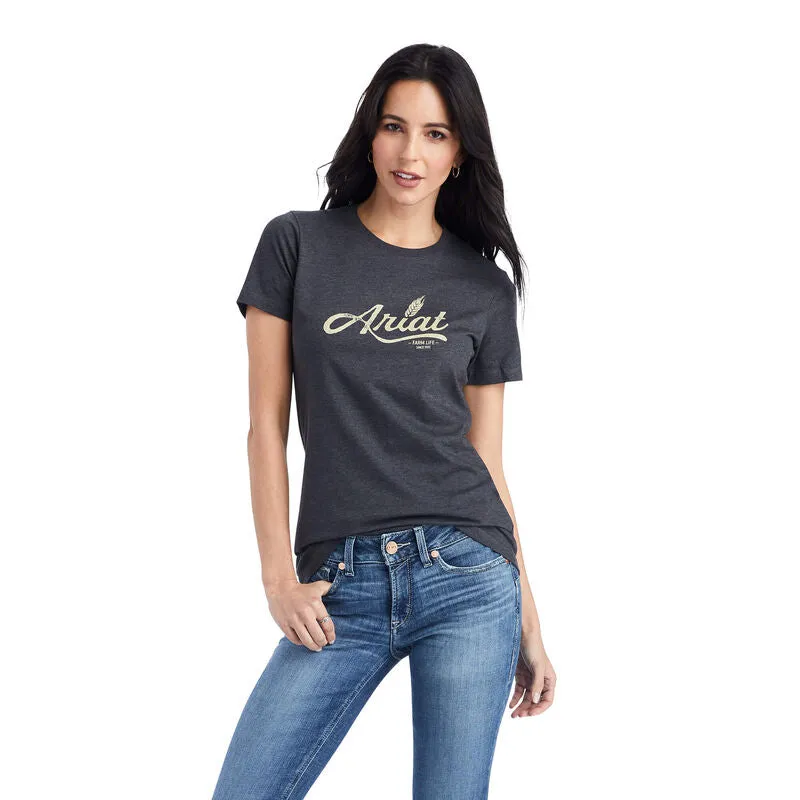 Ariat Wheat Script Tee Style 10042722