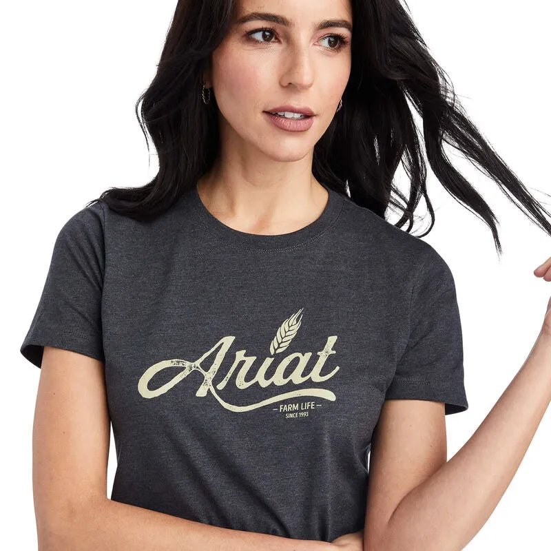 Ariat Wheat Script Tee Style 10042722