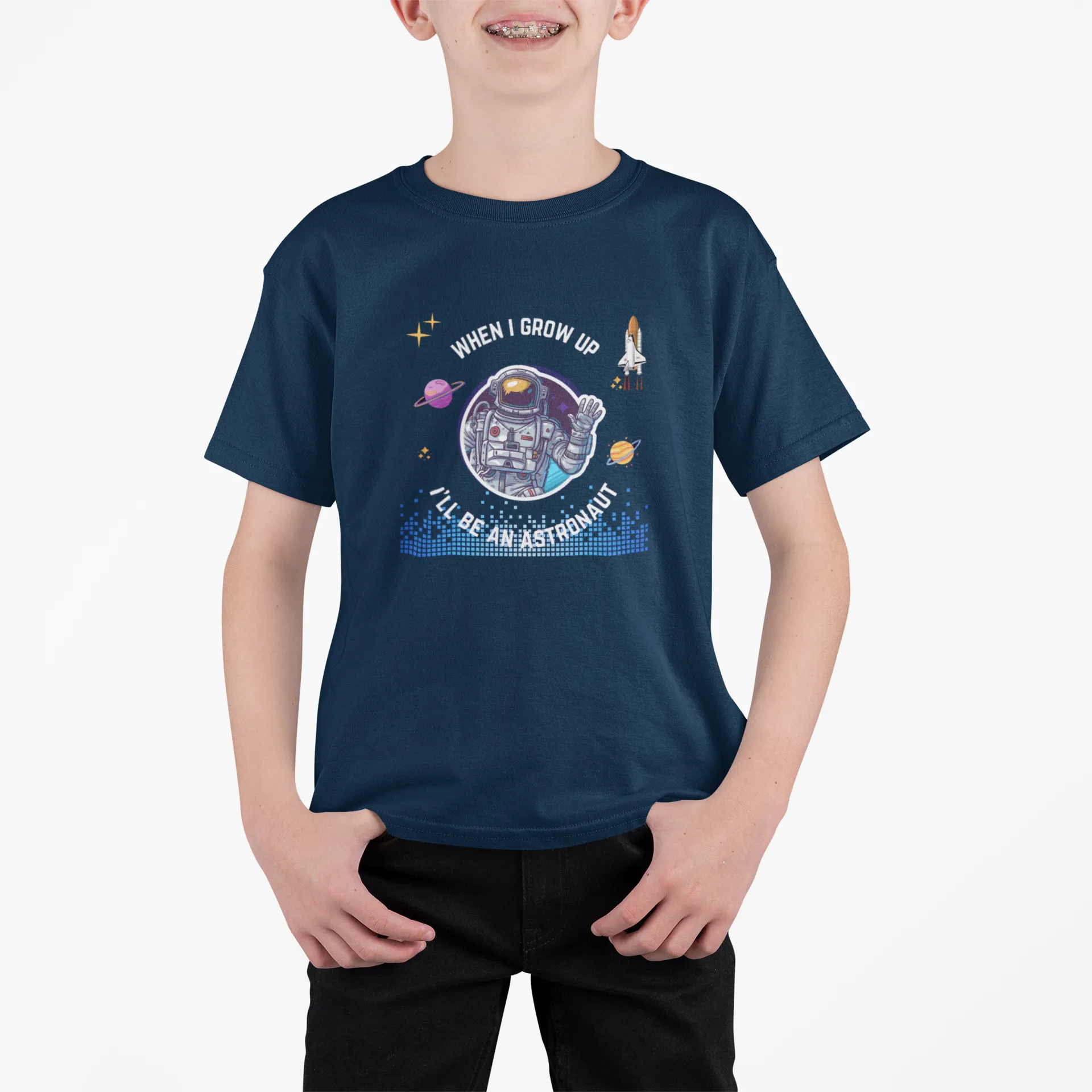 Astronaut T Shirt for Kids D37