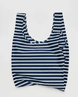 BAGGU Reusable Tote | Navy Stripes