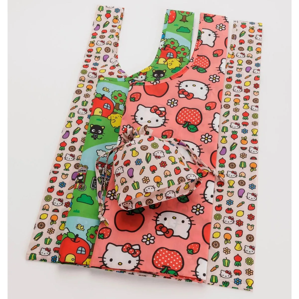 Baggu Standard Baggu Set of 3 in Hello Kitty and Friends