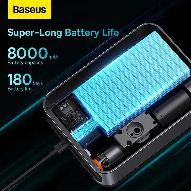 BASEUS All-in-One Car Jump Starter and Air Compressor Power Bank - 1000A Auto Booster with Smart Features