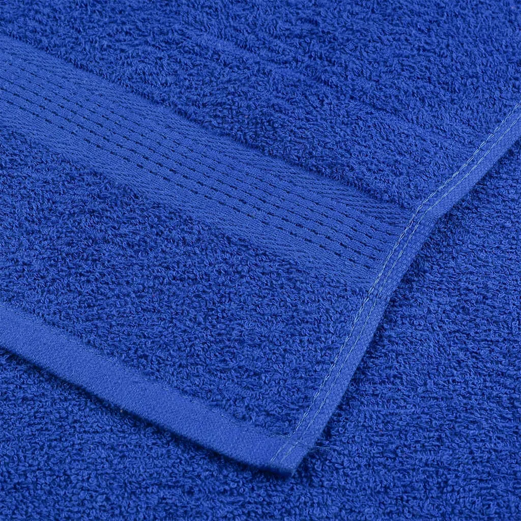 Bath Towels 2 pcs Blue 100x150 cm 360 gsm 100% Cotton