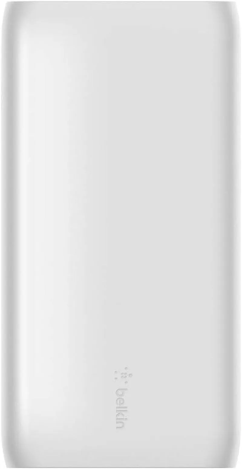 Belkin Boostcharge 20K Mah Power Bank, Portable USB-C Charger, Phone Charger Battery Pack for Iphone 14, Iphone 13, Iphone 12 W/ USB-C Cable Included - White