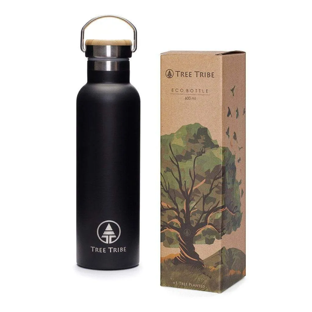 Black Tribe Logo Water Bottle (20 oz)