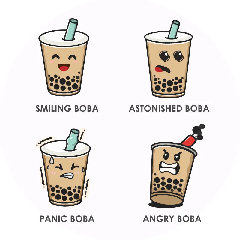 Boba & Drinks Eco-friendly Reusable Straw Set [FREE Custom Add Name]