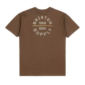 Brixton Mens Oath V S/S Standard Tee Bison