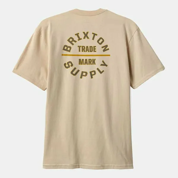 Brixton Oath V S/S STT Cream/Grey/Mustard