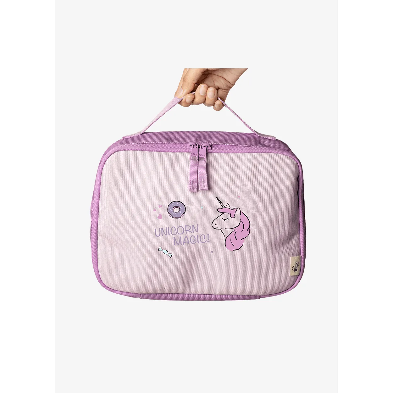 Citron Thermal Square Lunch Bag - Unicorn