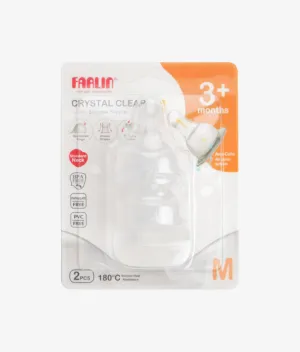 Crystal Clear Silicone Nipple - Farlin