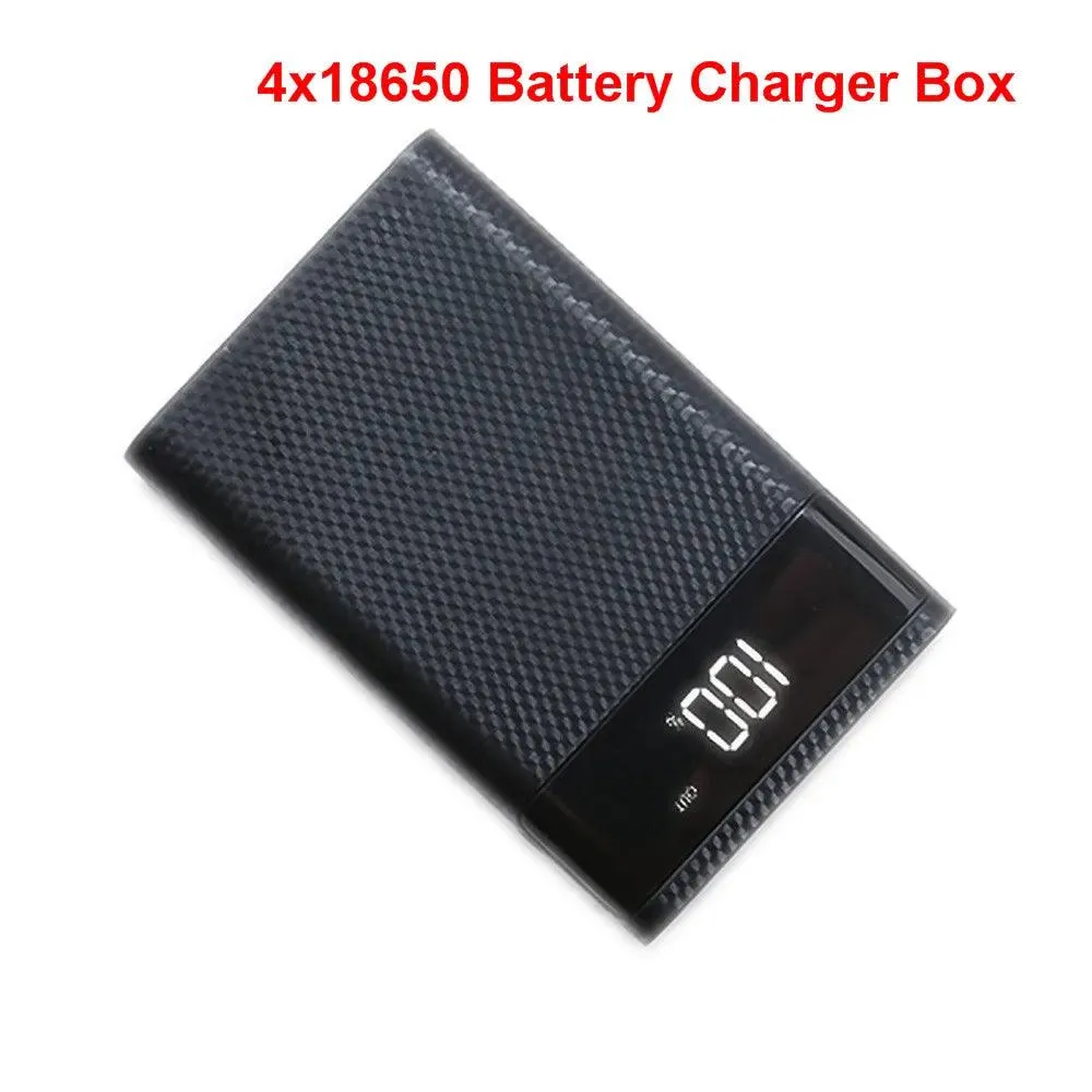 DIY Dual USB Power Bank Case with LED Display for 6 x 18650 Batteries