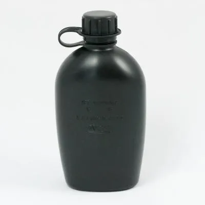 Dutch '58-patt. 1lt Water Bottle. Used/Graded / New. Black.