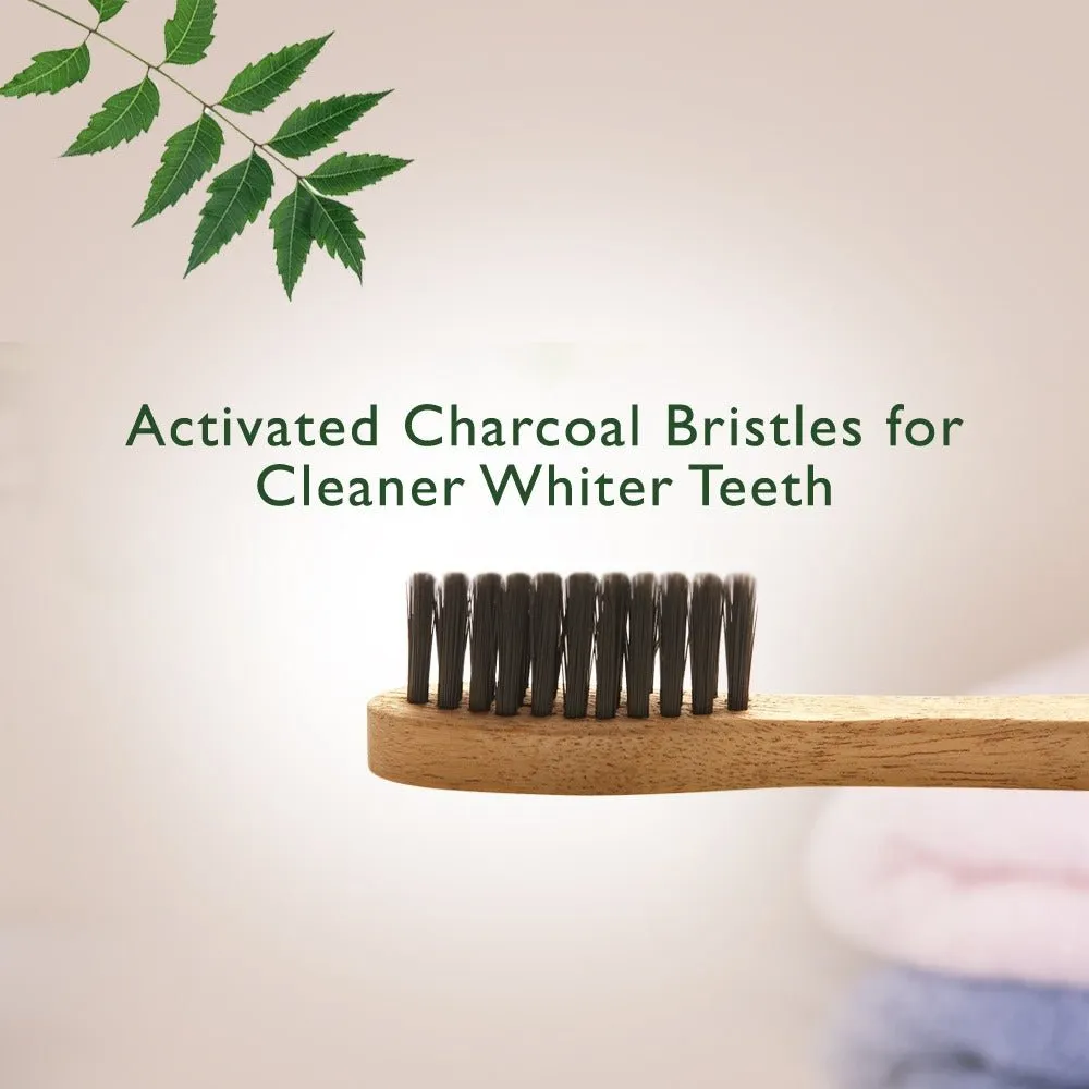 Eco-friendly Toothbrush made from Natural Neem Wood with Anti-bacterial & Anti-fungal properties