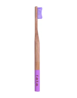 fete Soft Bamboo Toothbrush Tickled Pink