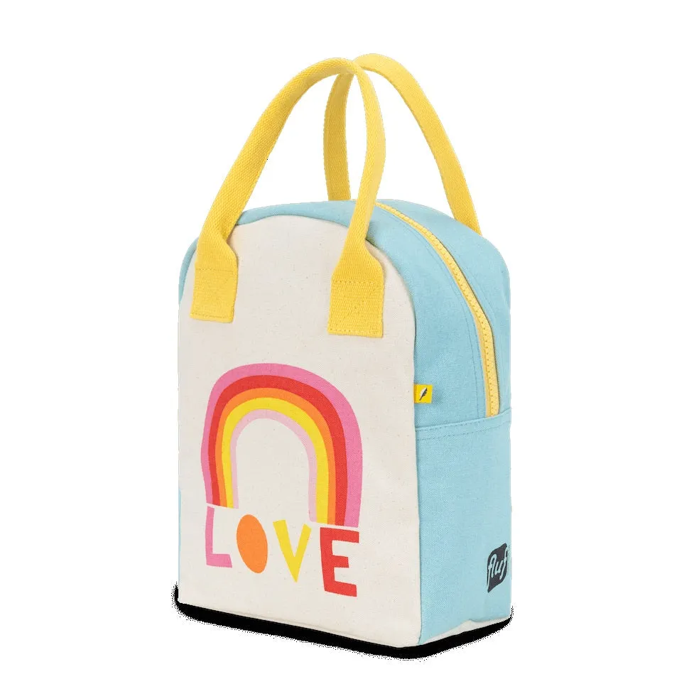 Fluf Zipper Lunch Bag - Love