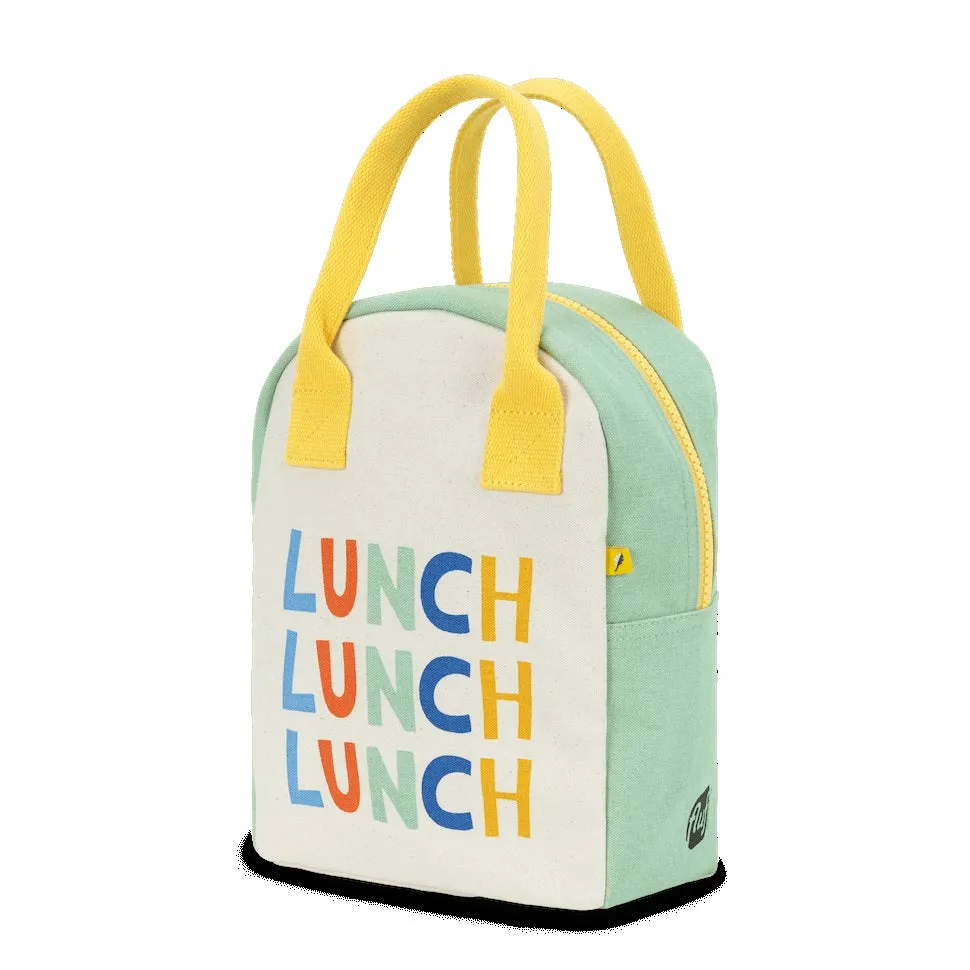 Fluf Zipper Lunch Bag - Triple Lunch