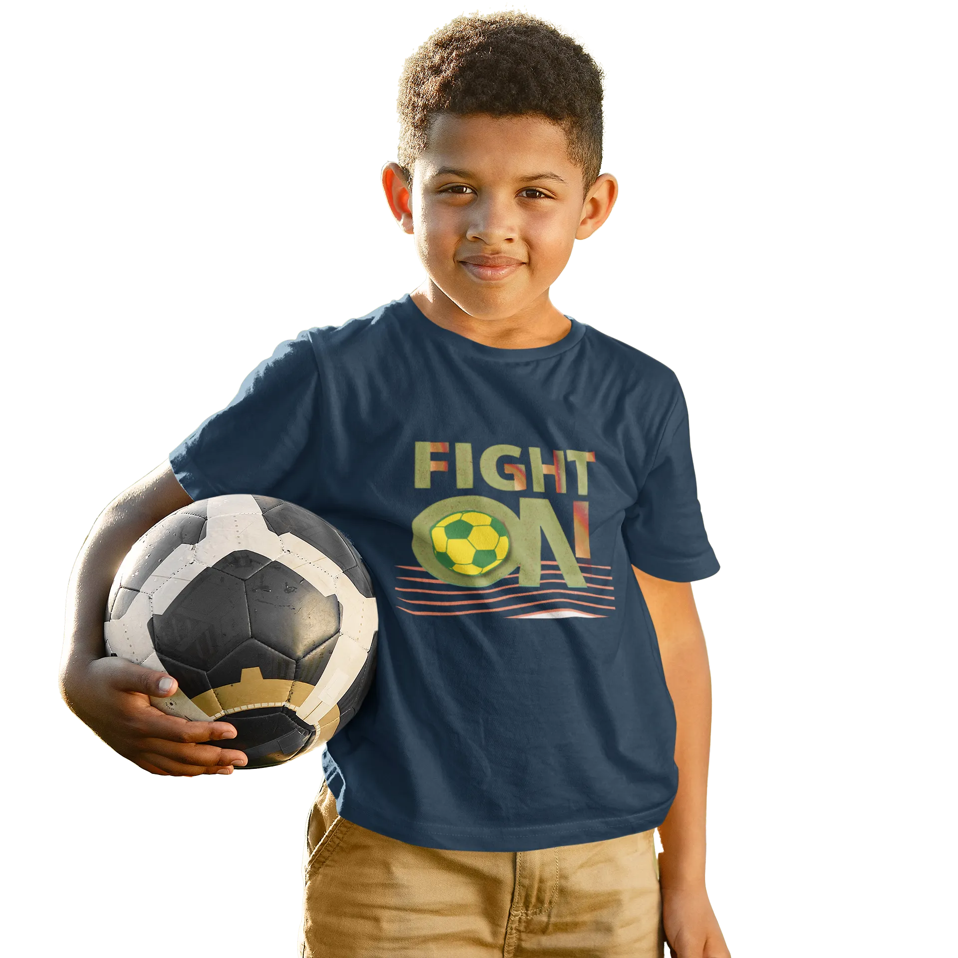 Football T Shirt for Kids D45