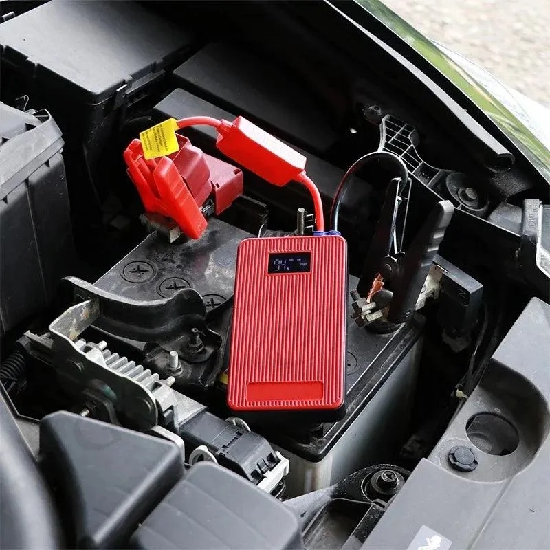 GKFLY 12V 800A Emergency Car Jump Starter & Power Bank with USB Charging and LED Flashlight