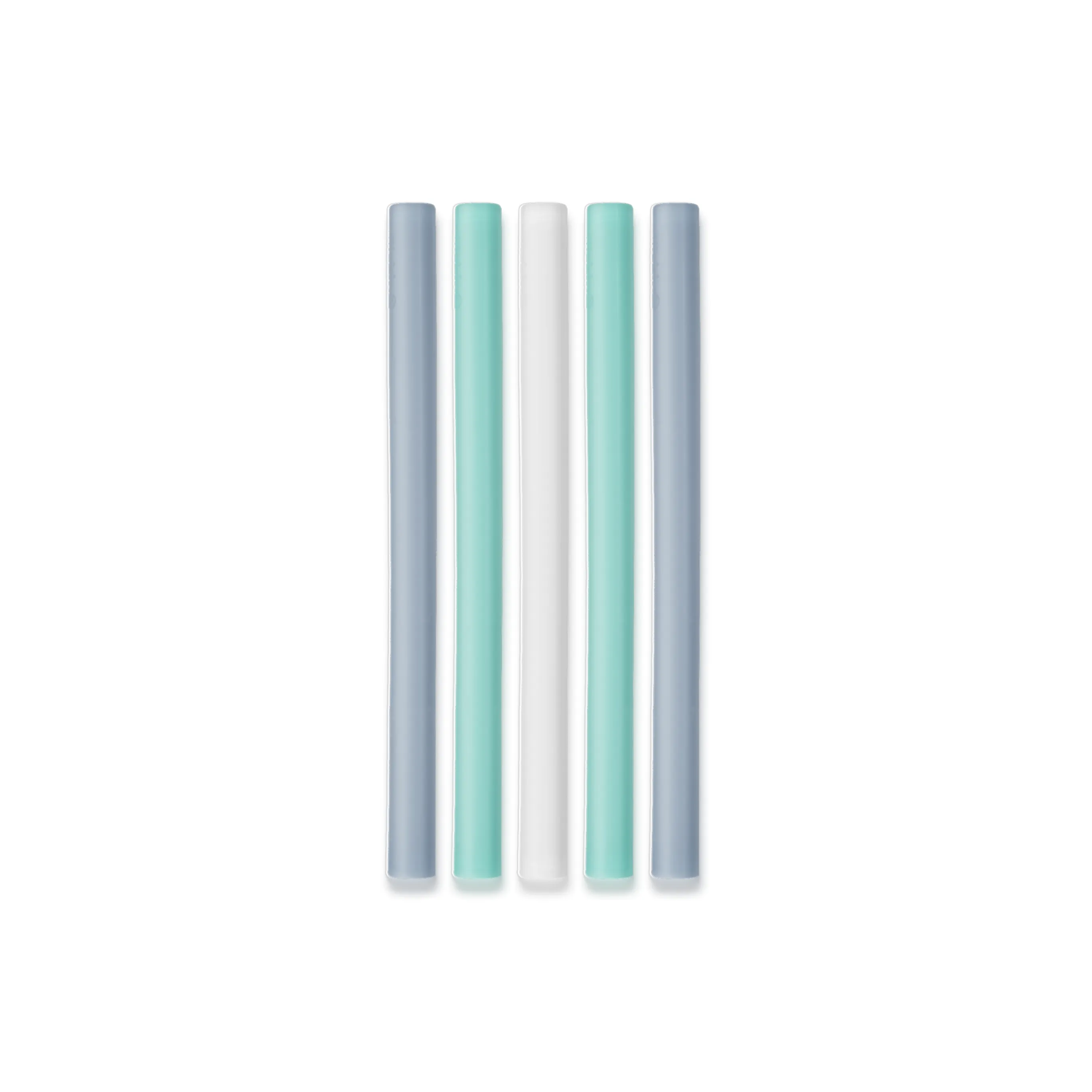 GoSili Reusable Silicone Straws, Mini 5 pack