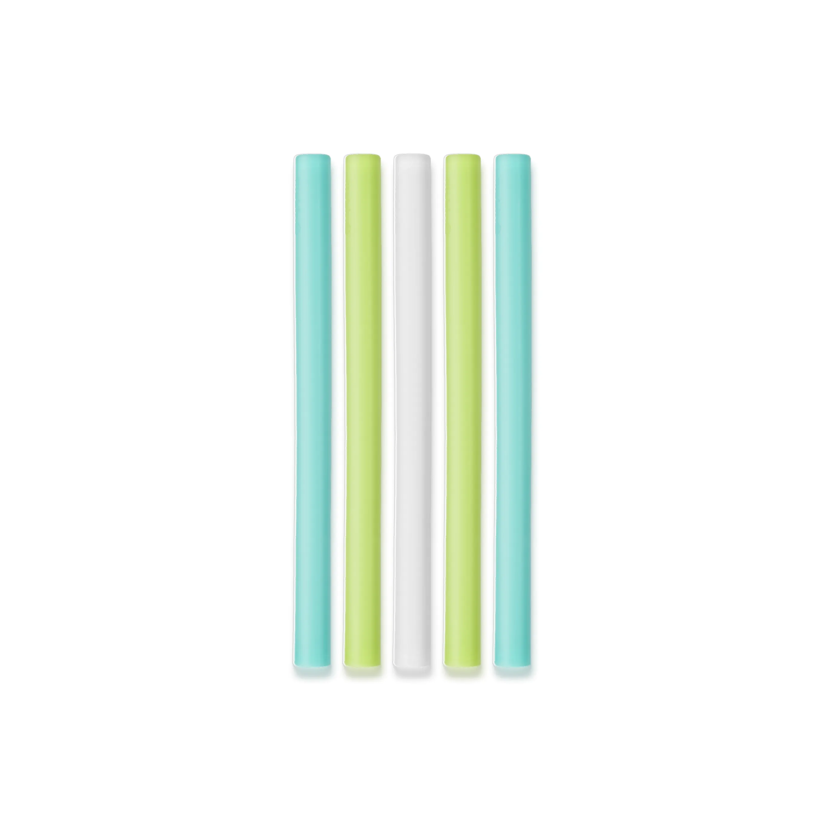 GoSili Reusable Silicone Straws, Mini 5 pack