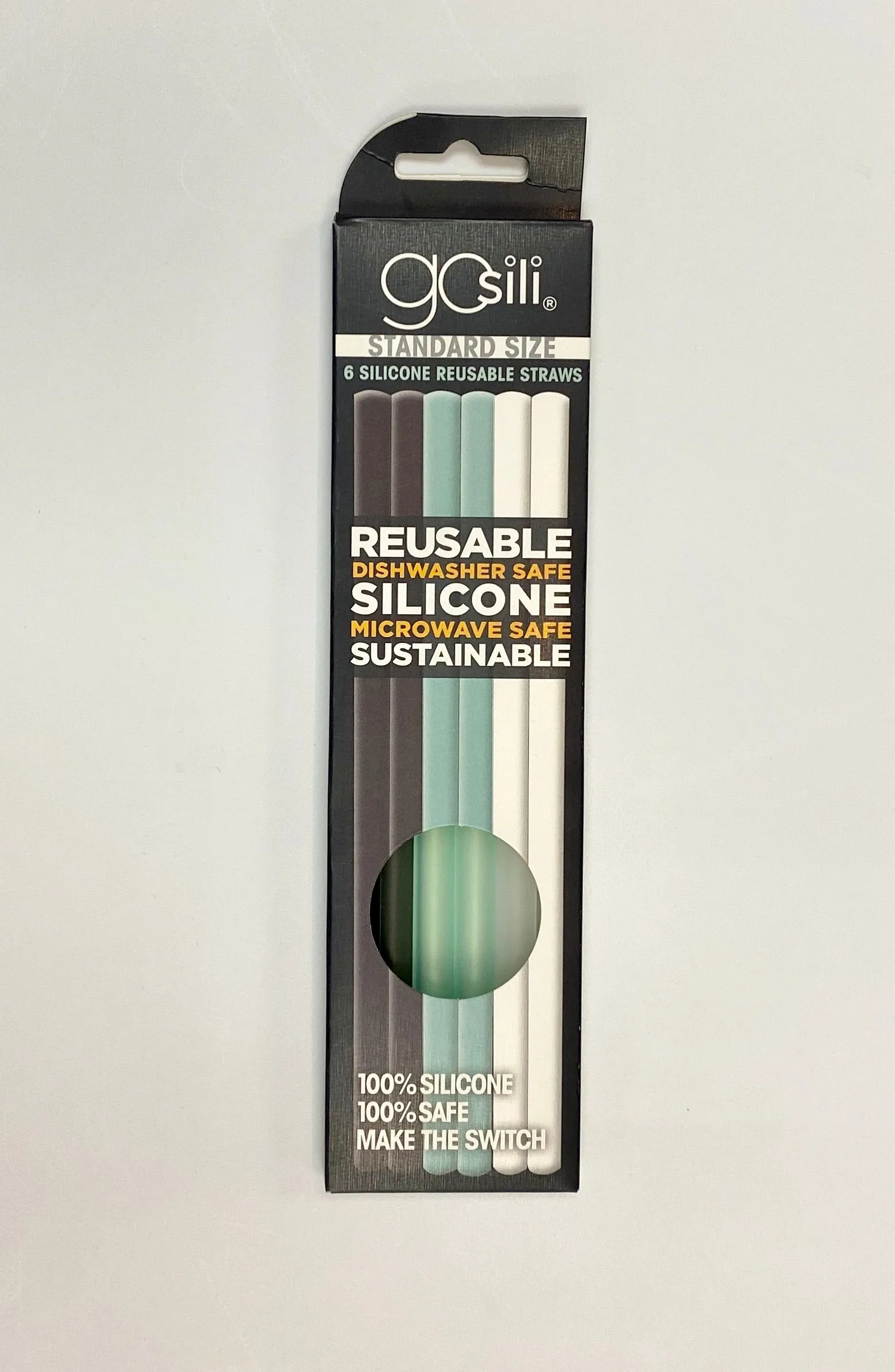 GoSili Reusable Silicone Straws - Packs