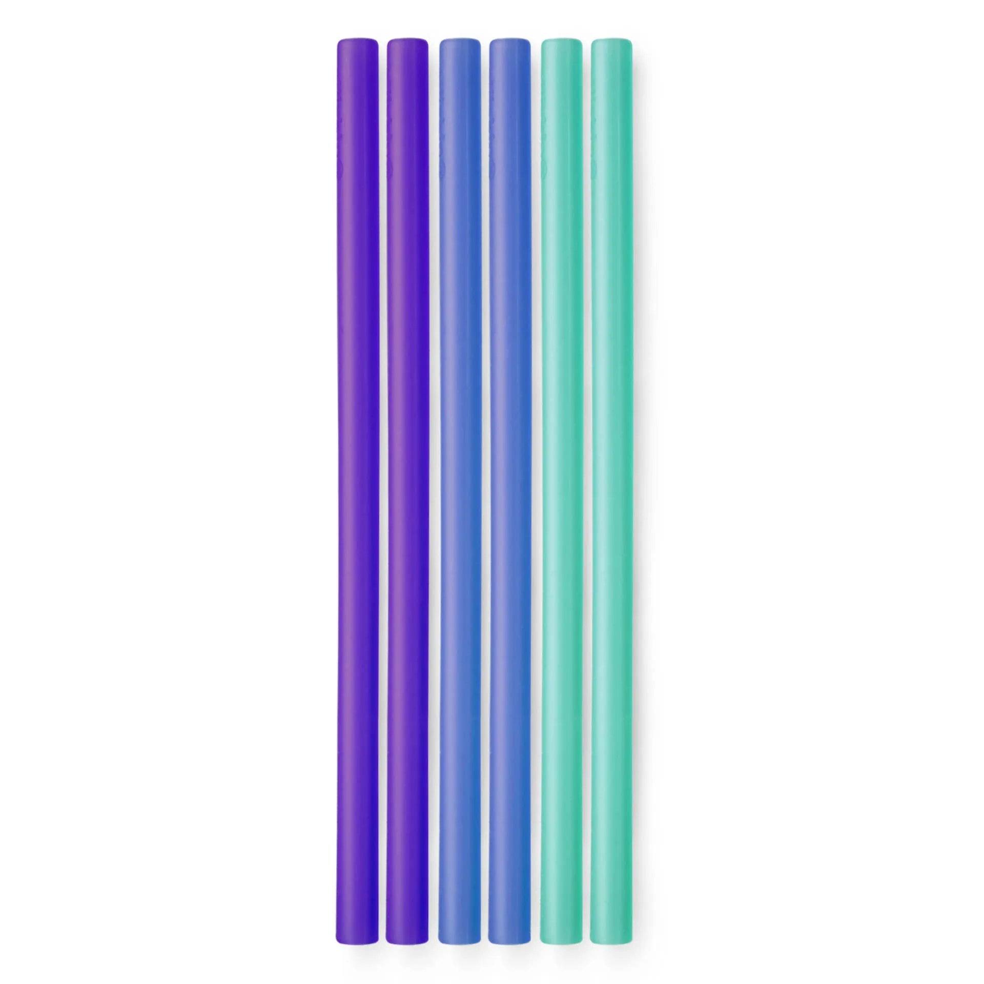 GoSili Reusable Silicone Straws, Standard 6 pack