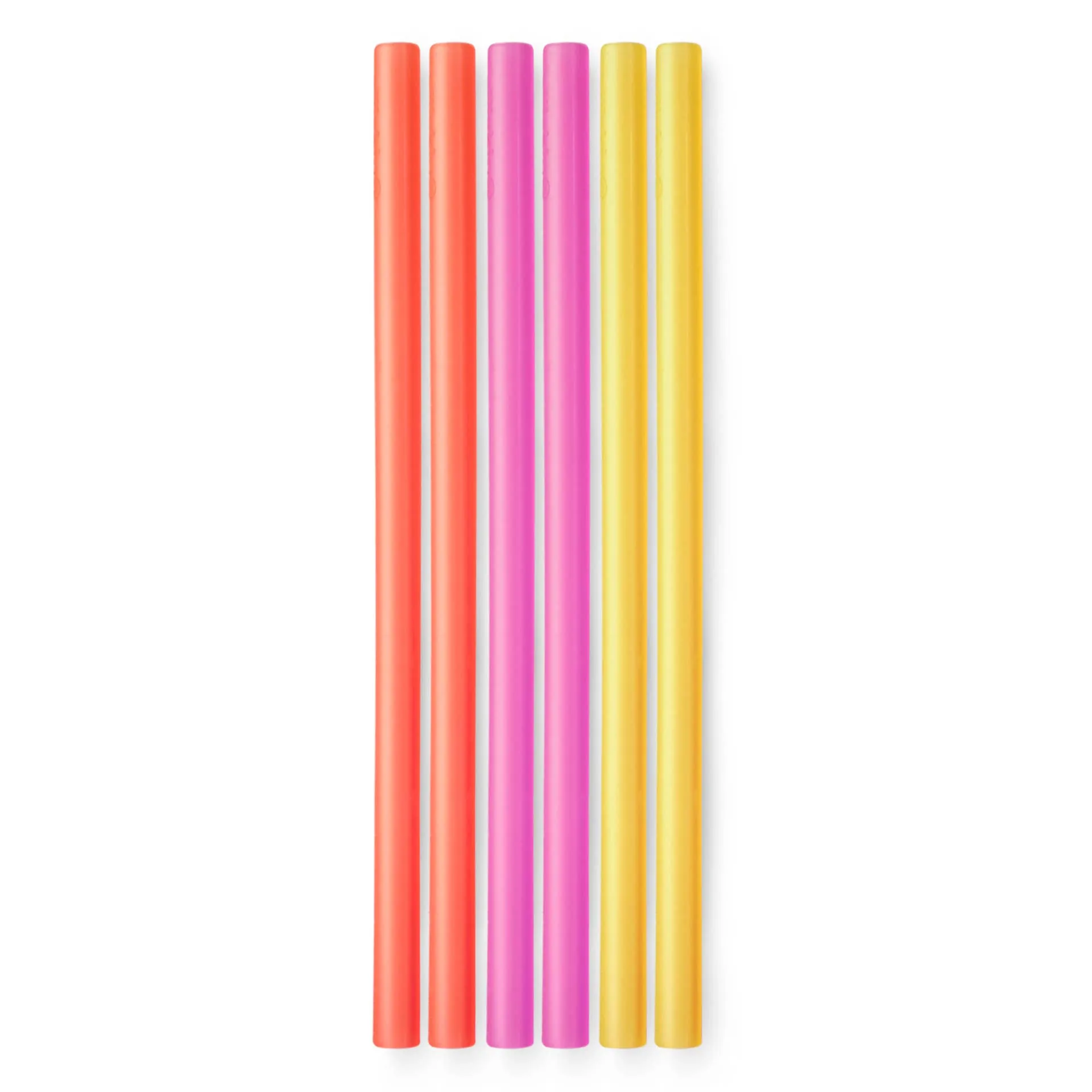 GoSili Reusable Silicone Straws, Standard 6 pack