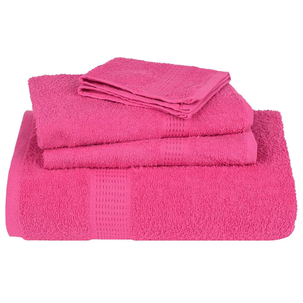 Guest Towels 2 pcs Pink 30x50 cm 360 gsm 100% Cotton