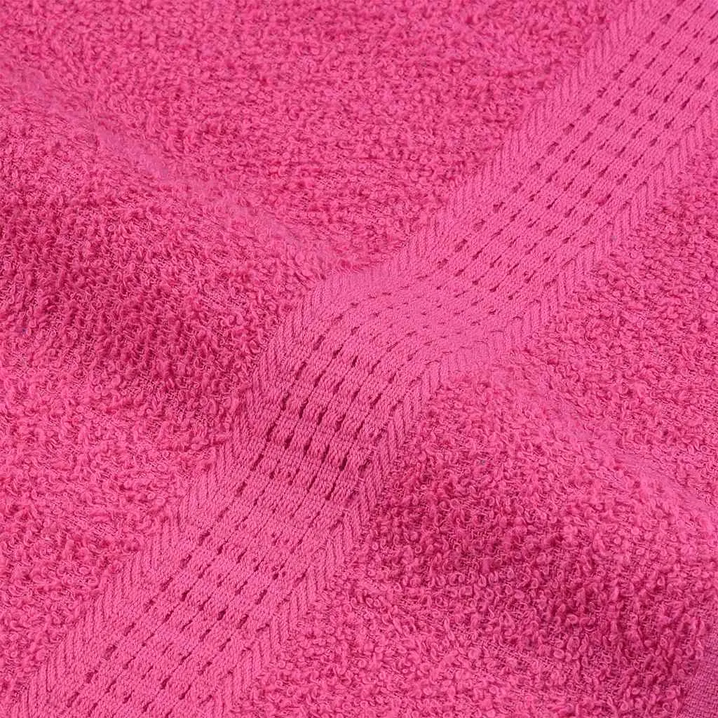 Hand Towels 2 pcs Pink 50x100 cm 360 gsm 100% Cotton