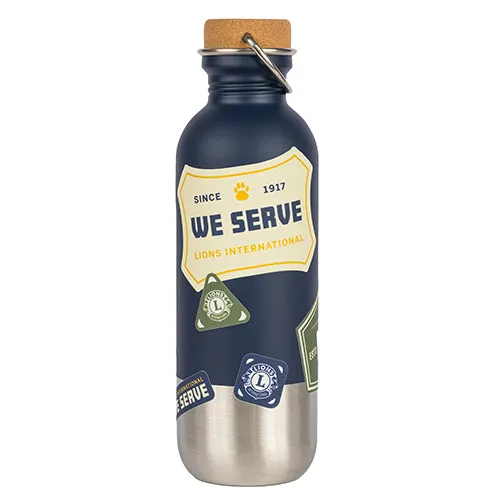 HERITAGE SS NAVY WATER BOTTLE