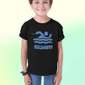 I Swim T Shirt for Kids Boys D25