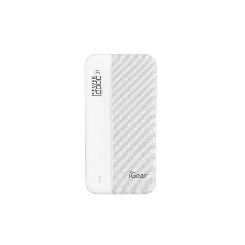 Igear Power Bank 10000mah Dual Usb - White