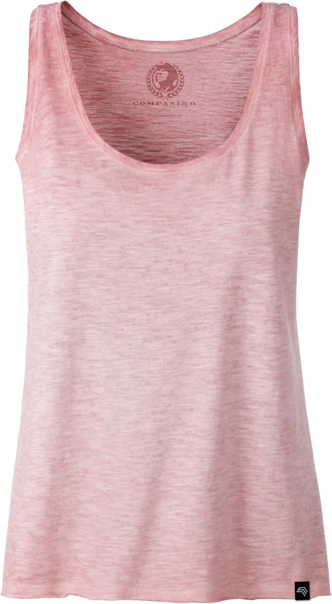 JAN 8017 ― Damen Bio-Baumwolle Flammgarn Tank Top - Soft Pink