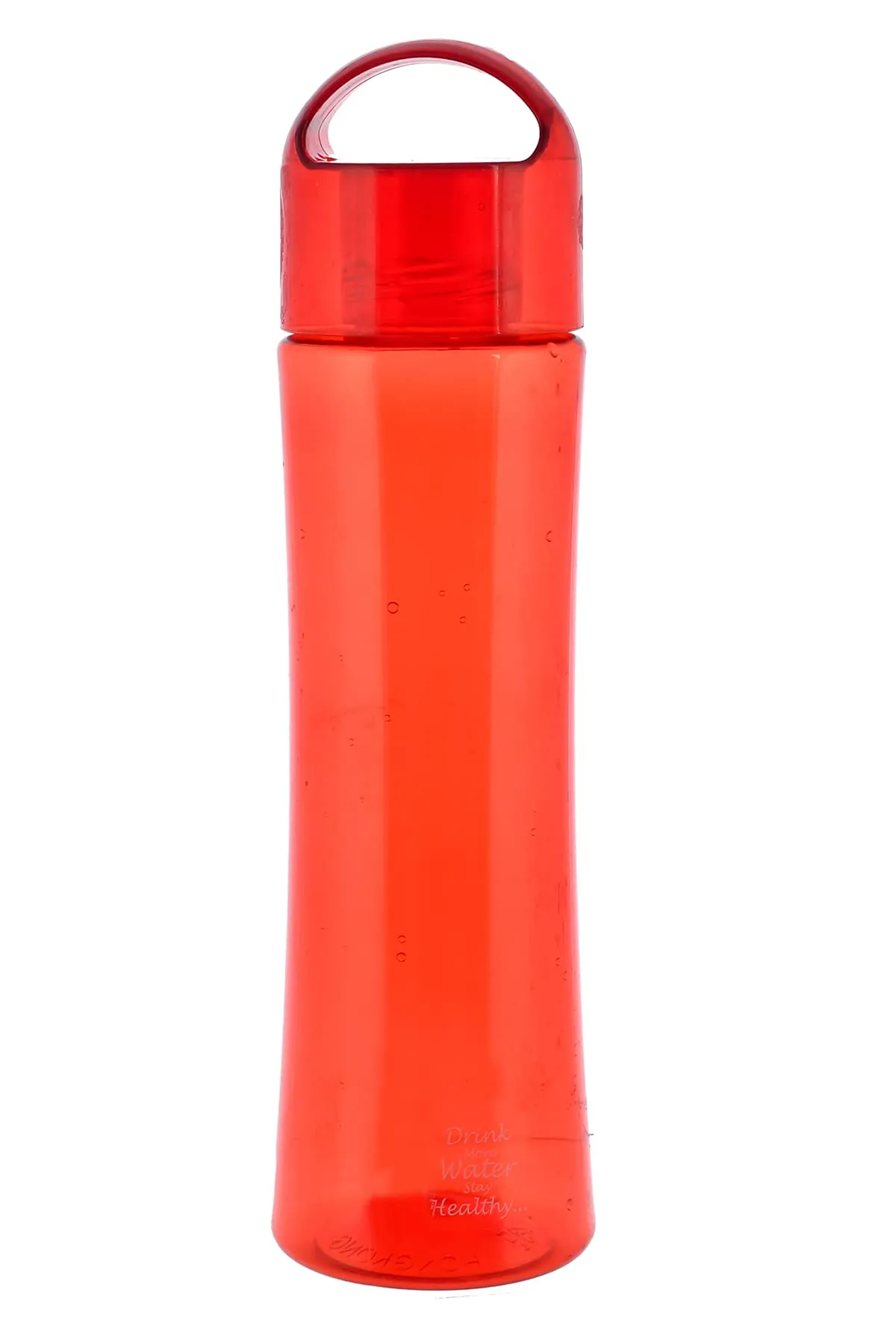 Kuber Industries Plastic Water Bottle- 1 Litre, Pack of 2 (Red)