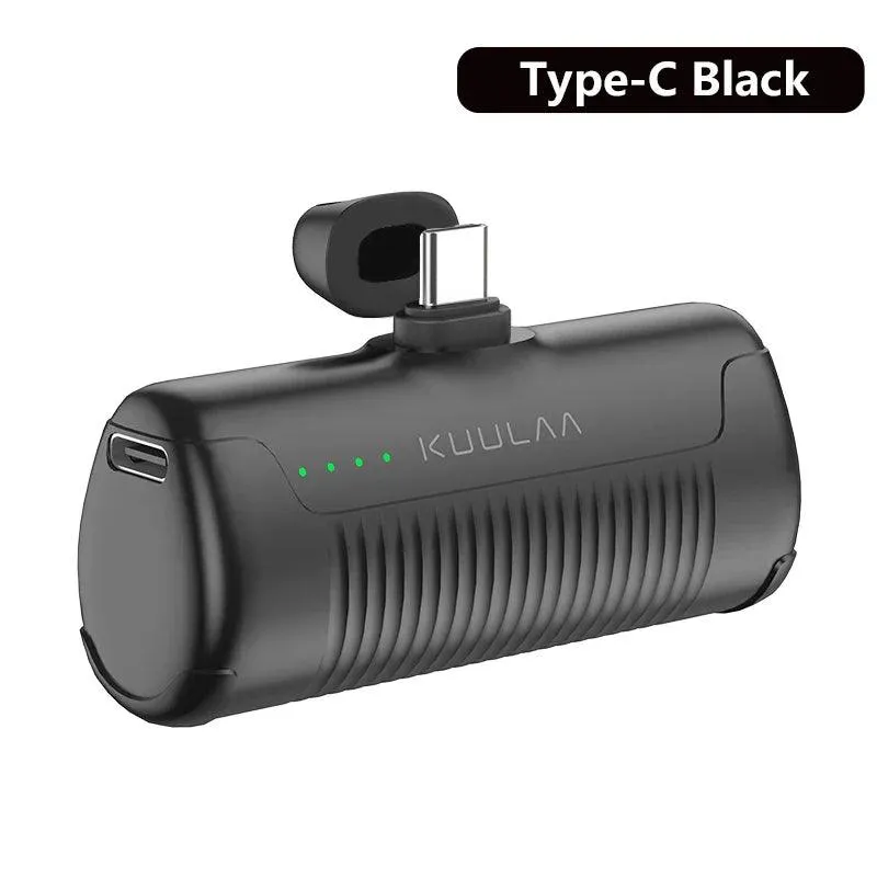 KUULAA Compact Mini Power Bank: Fast Charging Portable Charger for iPhone & Android Devices