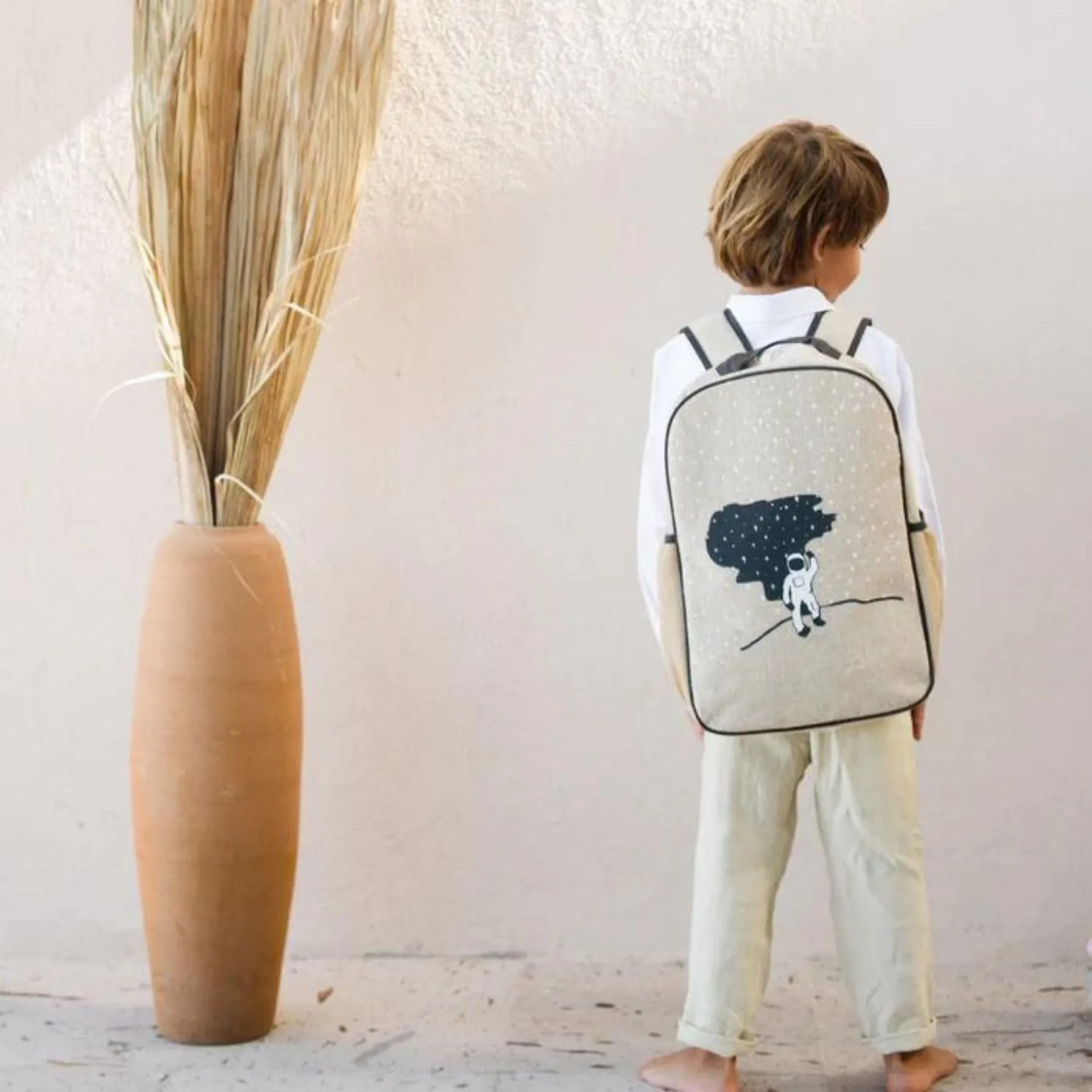 Linen/Cotton Grade School Backpack