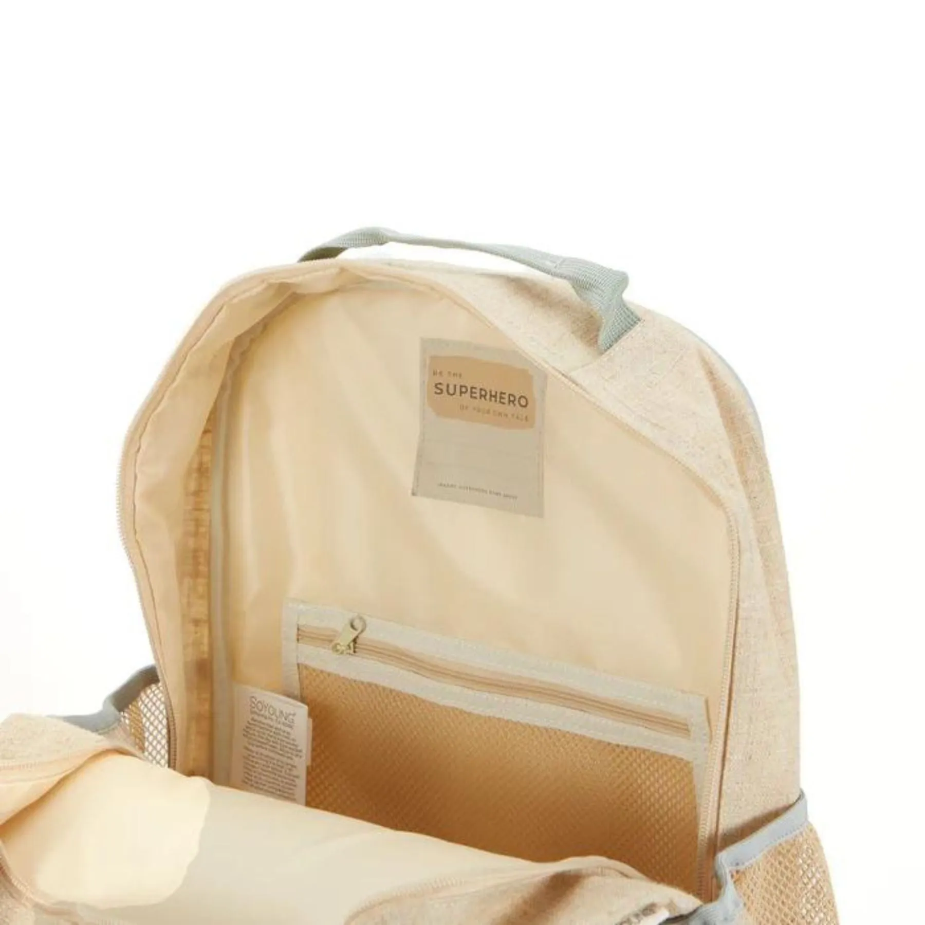 Linen/Cotton Grade School Backpack