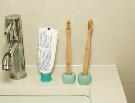 Nudie Bamboo Toothbrush Set