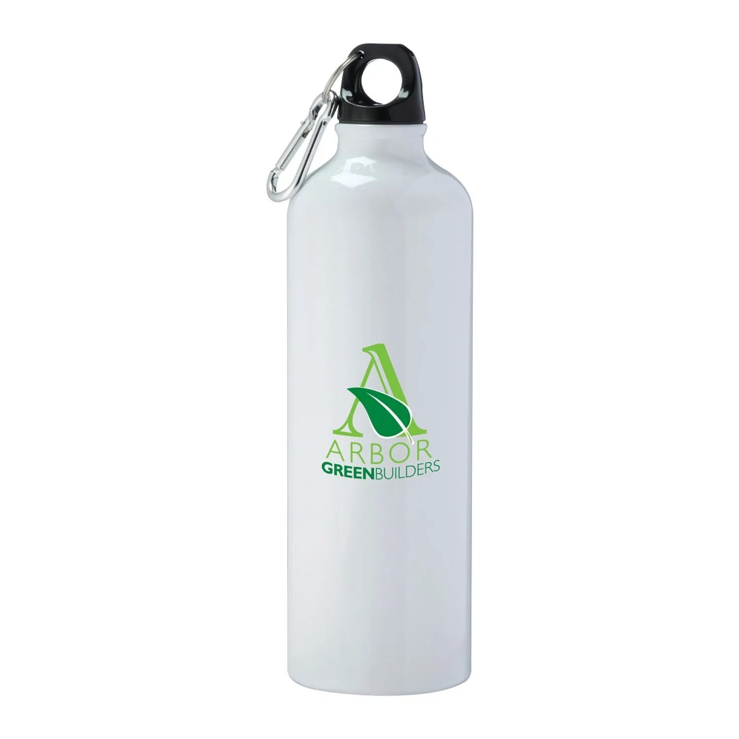 Pacific 26oz Aluminum Sports Bottle - White