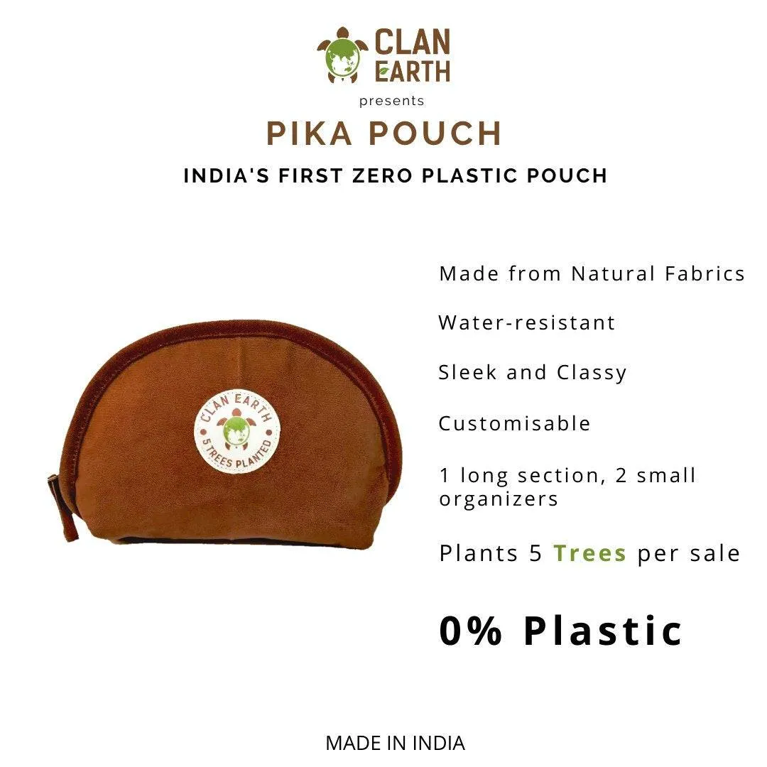 Pika Pouch - Plastic-free & Cruelty-free Organizer