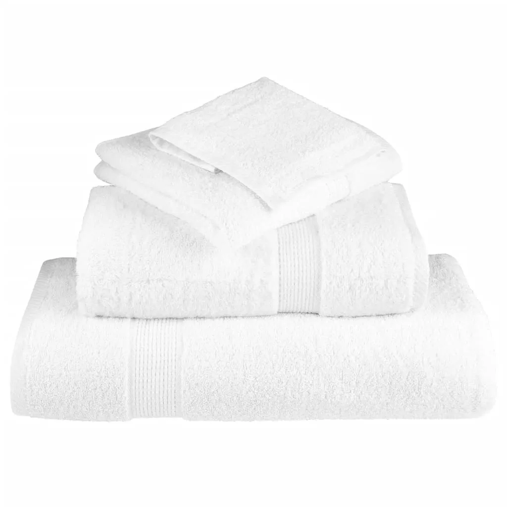 Premium Bath Towels 4pcs White 100x150cm 600gsm 100% Cotton