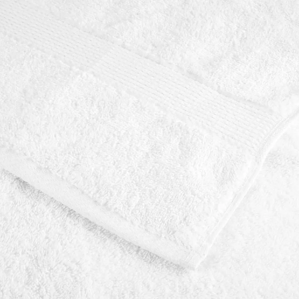 Premium Bath Towels 4pcs White 100x150cm 600gsm 100% Cotton